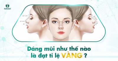 Dáng mũi như thế nào là đạt tỉ lễ vàng